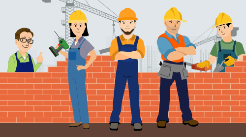 Lohngruppen im Baugewerbe